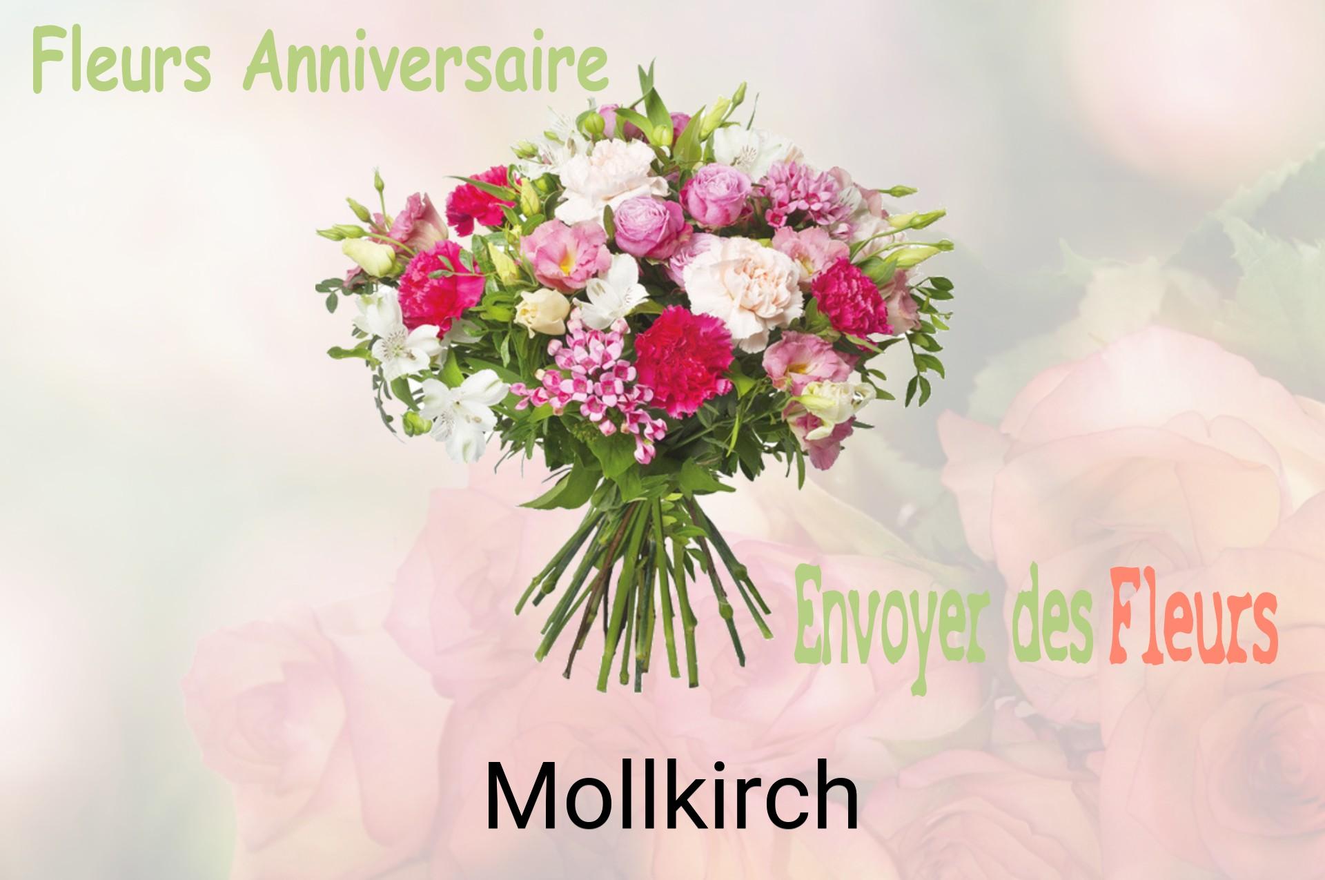 Bouquet de fleurs d’anniversaire livré à Mollkirch